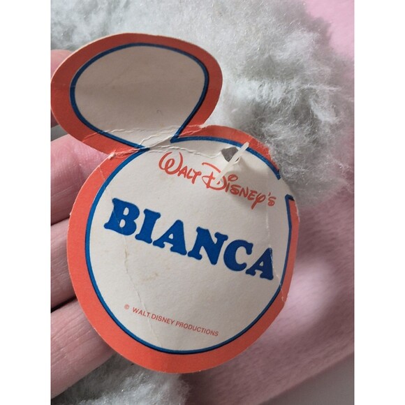 Vtg MISS BIANCA 1977 The Rescuers Plush 17" w/ Disney Tag - Picture 7 of 8
